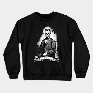 Ghastly Abe in 3D Crewneck Sweatshirt